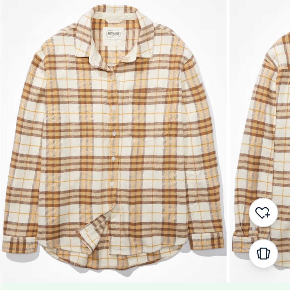 AE Plaid Button Up Shirt - Picture 6 of 9